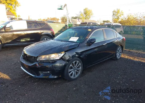 2014 Honda Accord Sport from USA, damaged, VIN 1HGCR2F53EA040383
